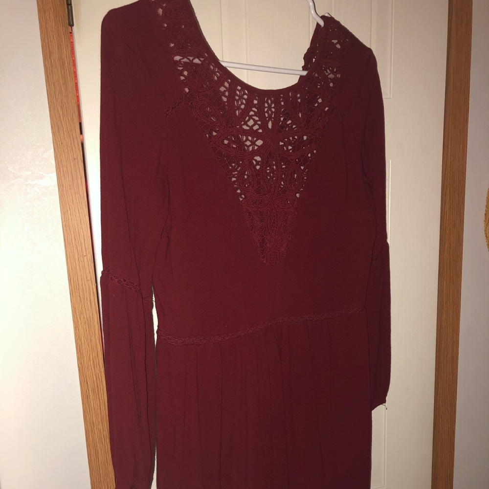 American Eagle size small Maroon dress